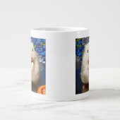Fluffy Syrian Hamster Kokolinka Jumbo-Tasse (Vorderseite)