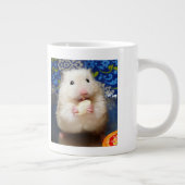 Fluffy Syrian Hamster Kokolinka Jumbo-Tasse (Rechts)
