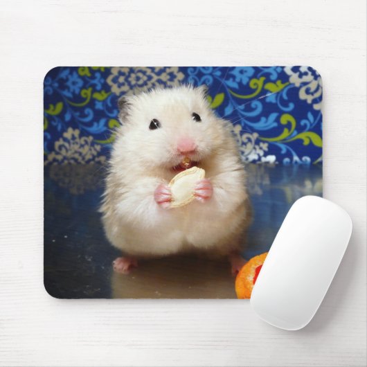 Fluffy Syrian Hamster Kokolinka Mousepad (Mit Mouse)