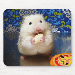 Fluffy Syrian Hamster Kokolinka Mousepad