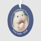 Fluffy Syrian Hamster Kokolinka Ornament (Vorderseite)