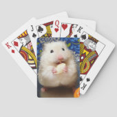 Fluffy Syrian Hamster Kokolinka Spielkarten (Rückseite)