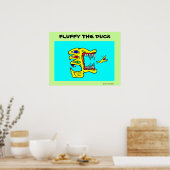 Fluffy th Duck Poster (Küche)