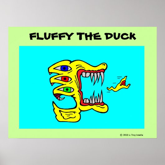 Fluffy th Duck Poster (Vorne)