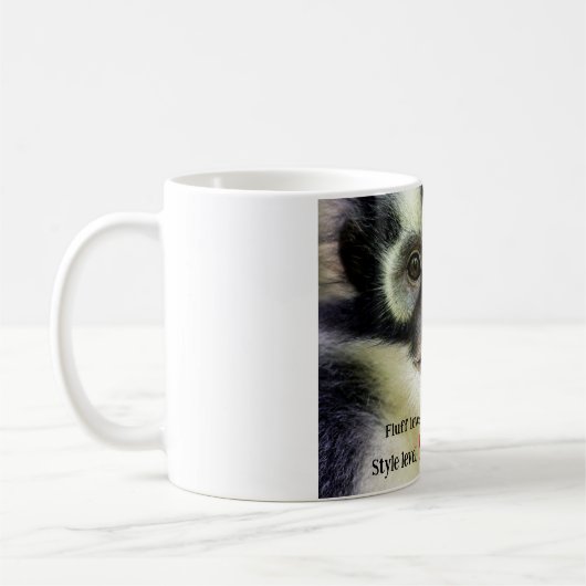 Fluffy Thomas Leaf Affe Kaffeetasse (Links)