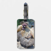 Fluffy Ugly Chicken, Gepäckanhänger (Rückseite vertikal)