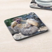 Fluffy Ugly Chicken, Untersetzer (Linke Seite)