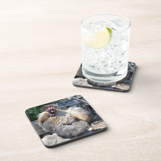 Fluffy Ugly Chicken, Untersetzer (Rechte Seite)