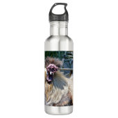 Fluffy Ugly Chicken, Wasserflasche Edelstahlflasche (Vorderseite)