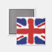 Fluffy UK Magnet (Vorderseite/Rückseite)