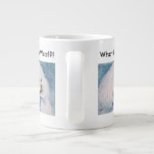 FLUFFY WHITE BICHON FRISE Jumbo-Tasse (Rückseite)