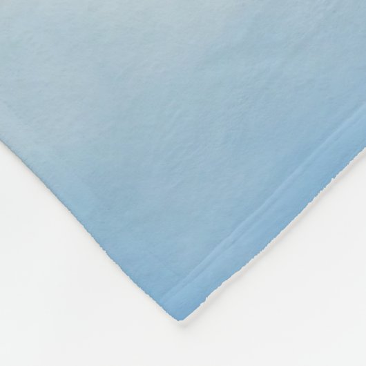 Fluffy White Clouds Fleecedecke (Ecke)