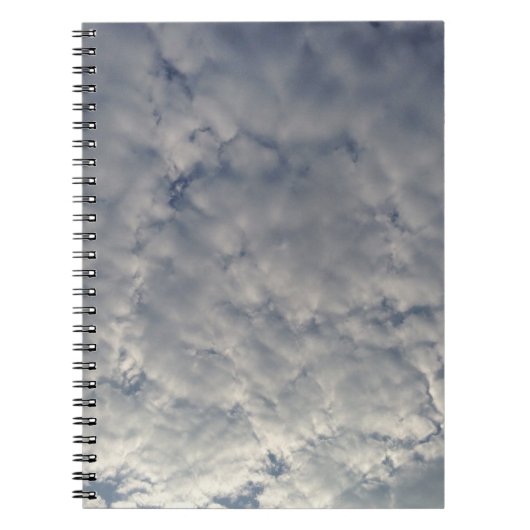 Fluffy White Clouds Notizblock (Vorderseite)
