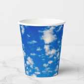 Fluffy White Clouds Pappbecher (Vorderseite)