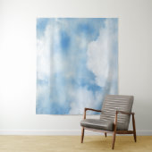 Fluffy White Clouds Wandteppich (Beispiel)