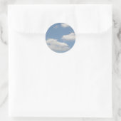 Fluffy White Cumulus Clouds Stickers (Tasche)