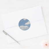 Fluffy White Cumulus Clouds Stickers (Umschlag)