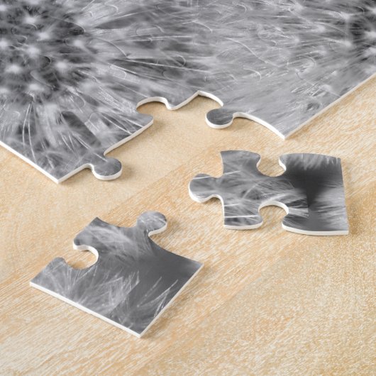 Fluffy White Dandelion Flowers Nature Puzzle (Seite)