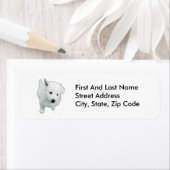 Fluffy White Puppy Foto (Insitu)