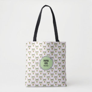 Fluffy White Sheep Tasche