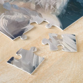 Fluffy White Silkie Chicken Oil Painting Puzzle (Seite)