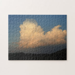 Fluffy Wolken in der Sky-Fotografie Puzzle