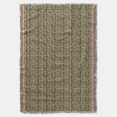 Fluffy Woven Graphic Strings Yellow Decke (Vorderseite Vertikal)