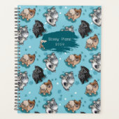 Fluffybutt Pomeranian KiniArt Planer (Vorderseite)