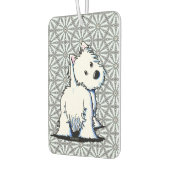Fluffybutt Westie Autolufterfrischer (Links)