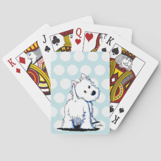 Fluffybutt Westie Spielkarten