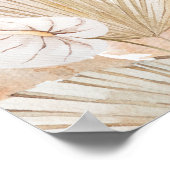 FluffyPampas Grass Brautparty Foto Prop Poster (Ecke)