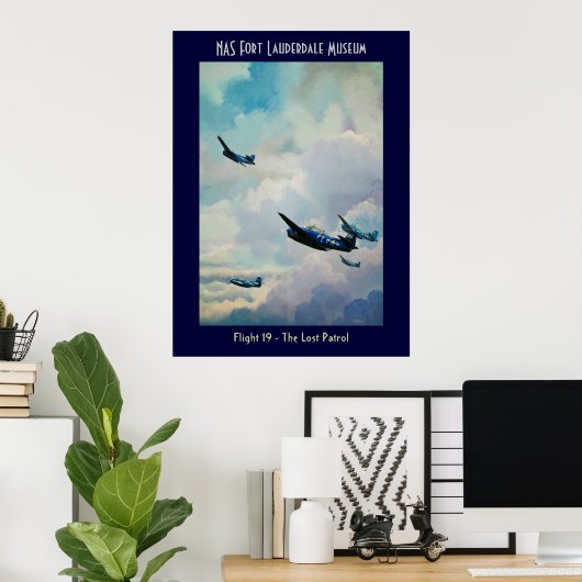 Flug 19 - Die verlorene Squadron Poster (Heimbüro)