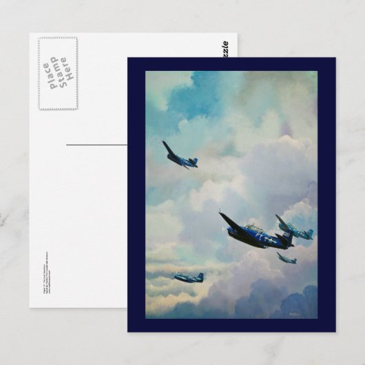 Flug 19 - Die verlorene Squadron Postkarte (Vorne/Hinten)