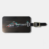 Flug 2 cd ltcna gepäckanhänger (Vorderseite horizontal)