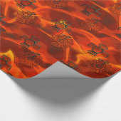 Flug 2 Indianer Geschenkpapier (Ecke)