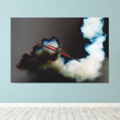 Flug 3 60 x 40 (150 x 100 cm) Waccnm Leinwanddruck (Insitu (Holzboden))