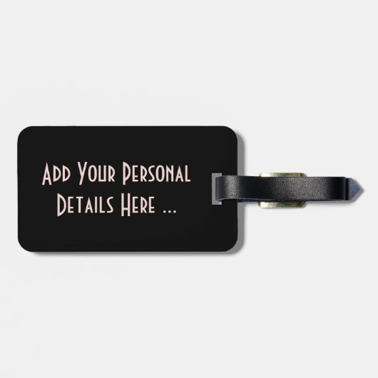 Flug 3 cd ltcna gepäckanhänger (Rückseite horizontal)