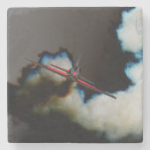 Flug 3 Küstenercnm Steinuntersetzer (Vorderseite)