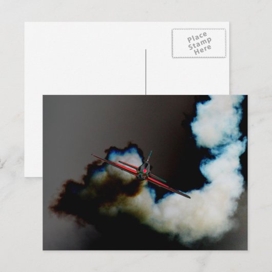 Flug 3 pccna postkarte (Vorne/Hinten)