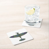 Flug 5 Küste Rechteckiger Pappuntersetzer (Vor Ort)