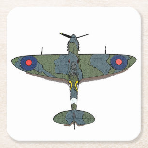 Flug 5 Küstenercnm Rechteckiger Pappuntersetzer