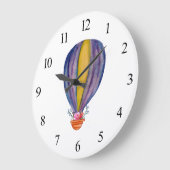 Flug-Acryl-Wanduhr Große Wanduhr (Winkel)