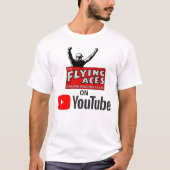 Flug-Asse auf Youtube T-Shirt (Vorderseite)
