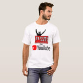 Flug-Asse auf Youtube T-Shirt (Vorne ganz)