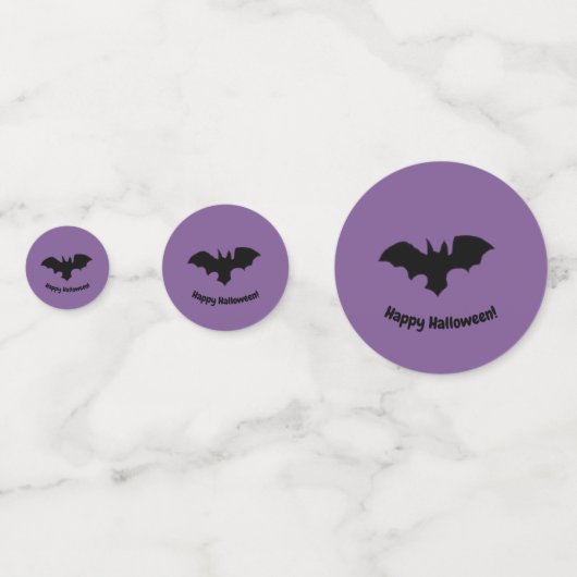 Flug auf Lila Konfetti (Vorderseiten)