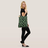 Flug der Adler schwarz.w L Green BG Tasche (Am Model)