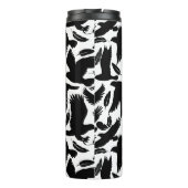 Flug der Adler schwarz.w No BG Thermosbecher (Rückseite)