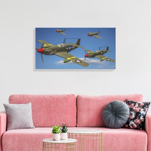 Flug der Apache-Tauchbomber A-36 Leinwanddruck (Insitu (Wohnzimmer))