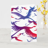 Flug der Extravaganten Grußkarte Karte (Gelbe Blume)