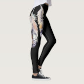 *~* Flug der Freiheits-Federn auf Schwarzem Leggings (Rechts)